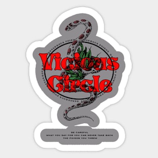 VICIOUS CIRCLE Sticker